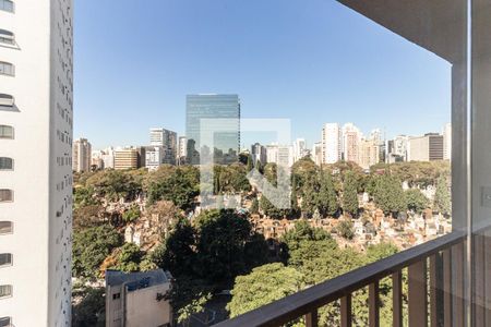 Varanda da Sala de apartamento para alugar com 2 quartos, 60m² em Higienópolis, São Paulo