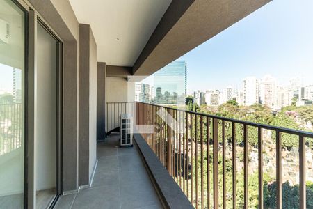 Varanda da Sala de apartamento para alugar com 2 quartos, 54m² em Higienópolis, São Paulo