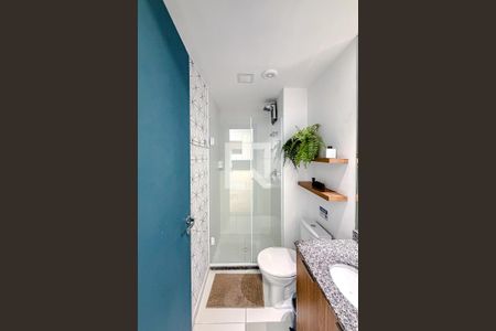 Banheiro de kitnet/studio à venda com 1 quarto, 22m² em Liberdade, São Paulo