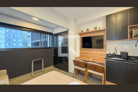 Studio de kitnet/studio para alugar com 1 quarto, 25m² em Cidade Monções, São Paulo