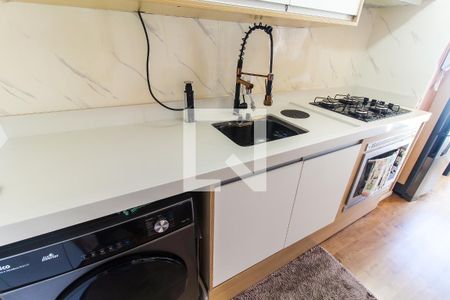 Sala/Cozinha de apartamento para alugar com 1 quarto, 30m² em Cidade Antônio Estêvão de Carvalho, São Paulo