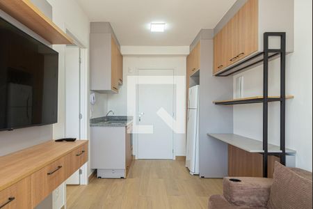 Sala de apartamento para alugar com 1 quarto, 37m² em Santo Amaro, São Paulo