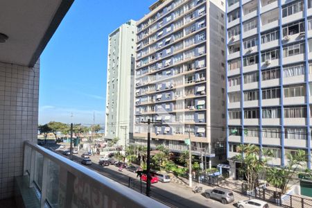 Varanda da Sala e Quarto 1 de apartamento para alugar com 2 quartos, 117m² em Boqueirão, Santos
