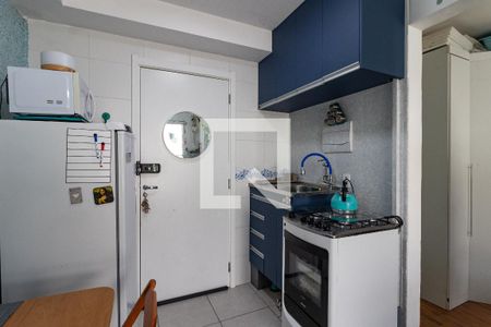 Cozinha de apartamento para alugar com 1 quarto, 32m² em Vila Romana, São Paulo