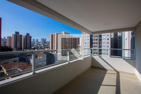 Varanda gourmet de apartamento à venda com 3 quartos, 94m² em Vila Valparaíso, Santo André