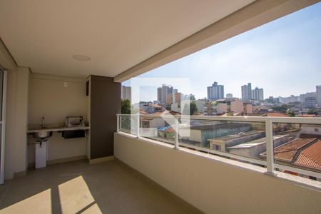 Varanda gourmet de apartamento à venda com 3 quartos, 94m² em Vila Valparaíso, Santo André