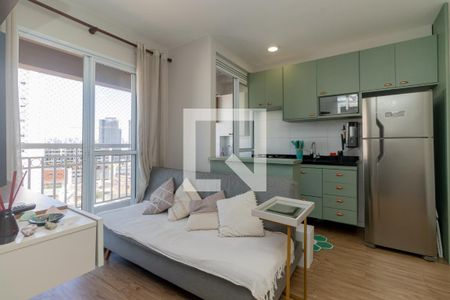 Sala de apartamento para alugar com 1 quarto, 32m² em Parque da Vila Prudente, São Paulo