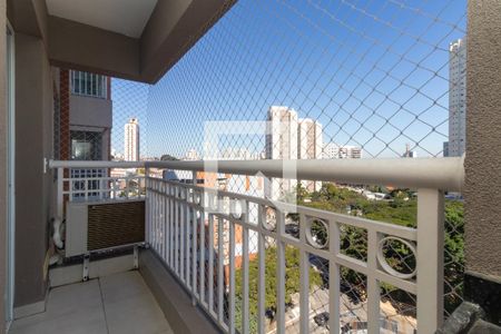 Varanda da Sala de apartamento para alugar com 1 quarto, 32m² em Parque da Vila Prudente, São Paulo