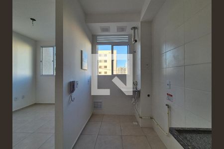 Sala/cozinha de apartamento para alugar com 2 quartos, 55m² em Recreio dos Bandeirantes, Rio de Janeiro
