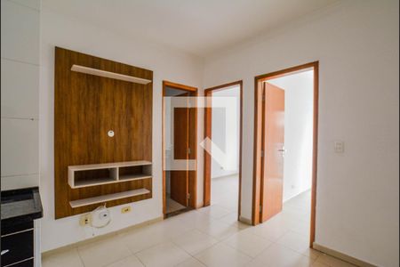 Sala/Cozinha de apartamento à venda com 2 quartos, 45m² em Jardim Alvorada, Santo André