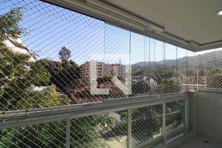 Sala - Varanda de apartamento à venda com 3 quartos, 92m² em Freguesia (jacarepaguá), Rio de Janeiro