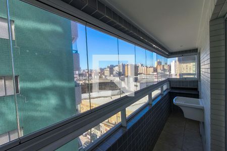 Sacada  de apartamento para alugar com 1 quarto, 44m² em Boqueirão, Praia Grande