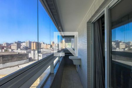 Sacada  de apartamento para alugar com 1 quarto, 44m² em Boqueirão, Praia Grande