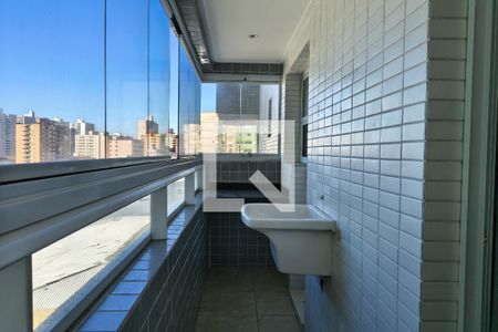 Sacada  de apartamento para alugar com 1 quarto, 44m² em Boqueirão, Praia Grande