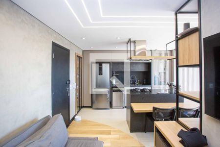 Sala/Cozinha/Area de Serviço de apartamento à venda com 2 quartos, 51m² em Centro, Diadema