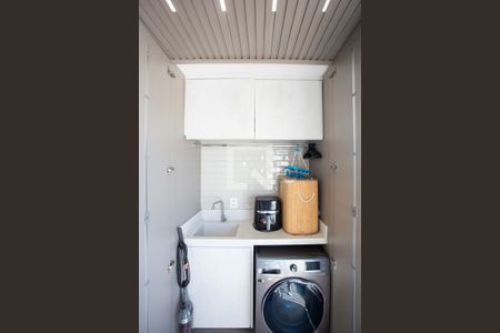 Sala/Cozinha/Area de Serviço de apartamento à venda com 2 quartos, 51m² em Centro, Diadema