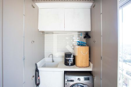 Sala/Cozinha/Area de Serviço de apartamento à venda com 2 quartos, 51m² em Centro, Diadema