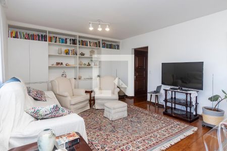Sala de apartamento para alugar com 3 quartos, 140m² em Campo Belo, São Paulo