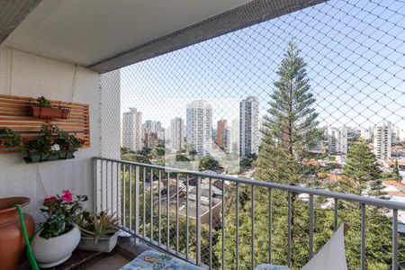 Varanda de apartamento para alugar com 3 quartos, 140m² em Campo Belo, São Paulo