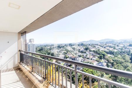 Varanda de apartamento à venda com 1 quarto, 46m² em Empresarial 18 do Forte, Barueri