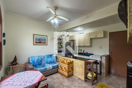 Sala de kitnet/studio para alugar com 1 quarto, 30m² em Vila Balnearia, Praia Grande