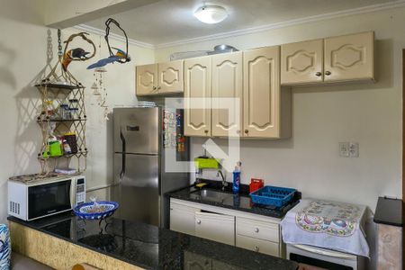 Cozinha de kitnet/studio para alugar com 1 quarto, 30m² em Vila Balnearia, Praia Grande