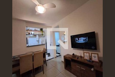 Sala de apartamento para alugar com 2 quartos, 55m² em Mariléa Chácara, Rio das Ostras