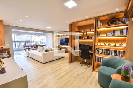 Sala de apartamento à venda com 3 quartos, 125m² em Vila Dom Pedro I, São Paulo