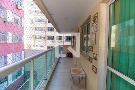 Varanda da Sala de apartamento para alugar com 3 quartos, 105m² em Icaraí, Niterói
