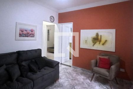 Sala  de apartamento para alugar com 2 quartos, 67m² em Macuco, Santos