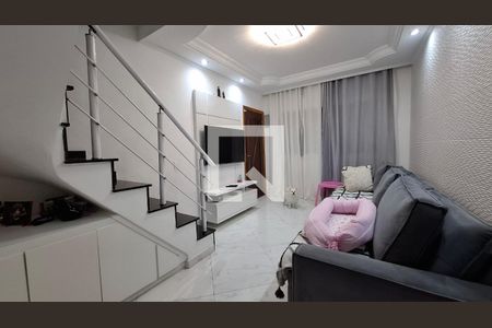 Sala de casa à venda com 3 quartos, 200m² em Vila Sacadura Cabral, Santo André