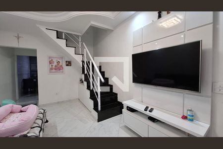 Sala de casa à venda com 3 quartos, 200m² em Vila Sacadura Cabral, Santo André