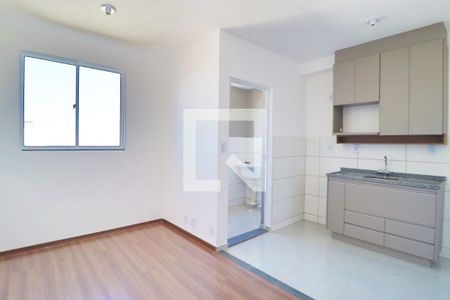 Sala de apartamento para alugar com 2 quartos, 45m² em Jardim Inconfidencia, Uberlândia