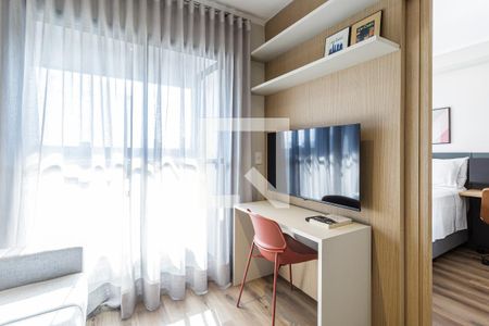 Sala de apartamento para alugar com 1 quarto, 25m² em Vila Nova Conceição, São Paulo