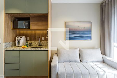 Sala de apartamento para alugar com 1 quarto, 25m² em Vila Nova Conceição, São Paulo