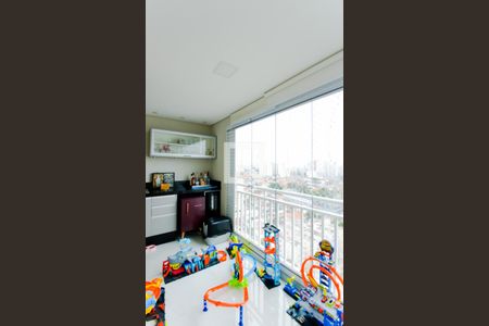 Varanda da Sala de apartamento à venda com 2 quartos, 62m² em Vila Leonor, Guarulhos