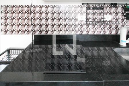 Cozinha de kitnet/studio para alugar com 1 quarto, 25m² em Lageado, Cotia