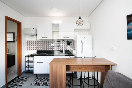 Cozinha de kitnet/studio para alugar com 1 quarto, 25m² em Lageado, Cotia