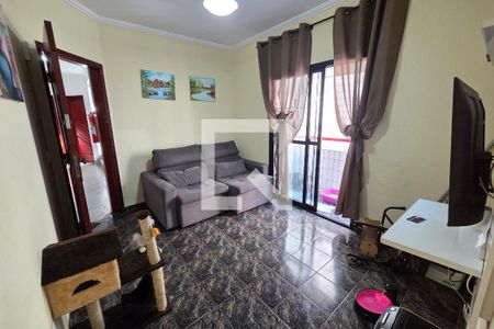 Sala de apartamento para alugar com 1 quarto, 50m² em Vila Tupi, Praia Grande