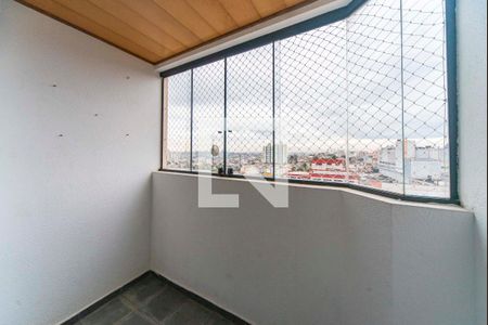 Varanda da Sala de apartamento para alugar com 3 quartos, 75m² em Vila Apiai, Santo André