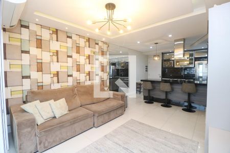 Sala de apartamento à venda com 2 quartos, 72m² em Vila Curuçá, Santo André