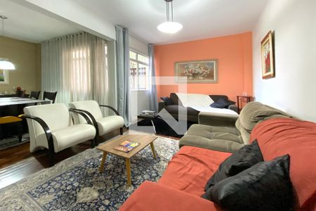 Sala de apartamento à venda com 3 quartos, 123m² em Nova Suíça, Belo Horizonte