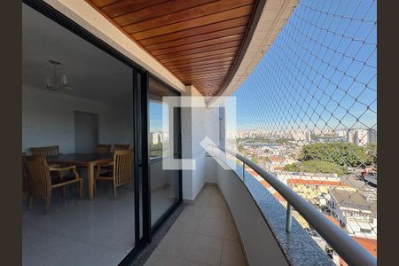 Varanda da Sala de apartamento para alugar com 3 quartos, 103m² em Vila Albertina, São Paulo