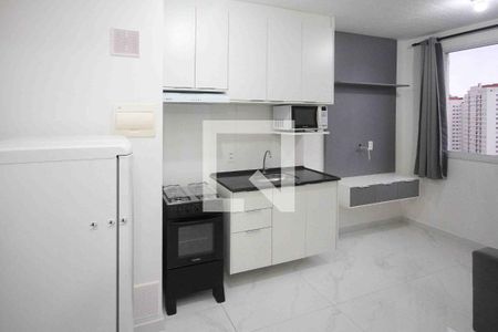 Cozinha e Área de Serviço de apartamento para alugar com 1 quarto, 24m² em Vila Prudente, São Paulo
