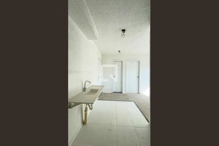Cozinha e Área de serviço de apartamento à venda com 2 quartos, 33m² em Jardim Caravelas, São Paulo