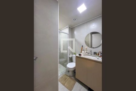 Banheiro de apartamento para alugar com 1 quarto, 32m² em Vila Gumercindo, São Paulo