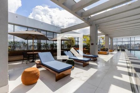 Área comum - Piscina de kitnet/studio para alugar com 1 quarto, 40m² em Pinheiros, São Paulo