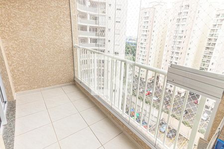 Varanda e Área de Serviço de apartamento para alugar com 2 quartos, 52m² em Belenzinho, São Paulo
