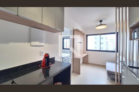 Sala/Cozinha/Área de serviço  de apartamento para alugar com 1 quarto, 25m² em Pompeia, São Paulo