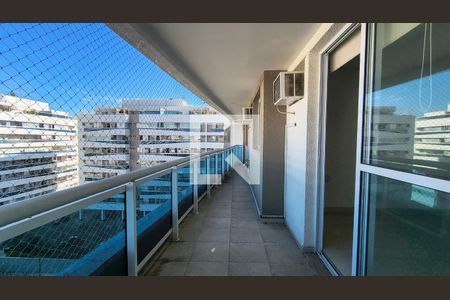 Varanda  de apartamento à venda com 5 quartos, 198m² em Recreio dos Bandeirantes, Rio de Janeiro